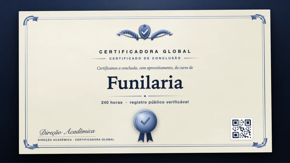 Capa do curso Funilaria