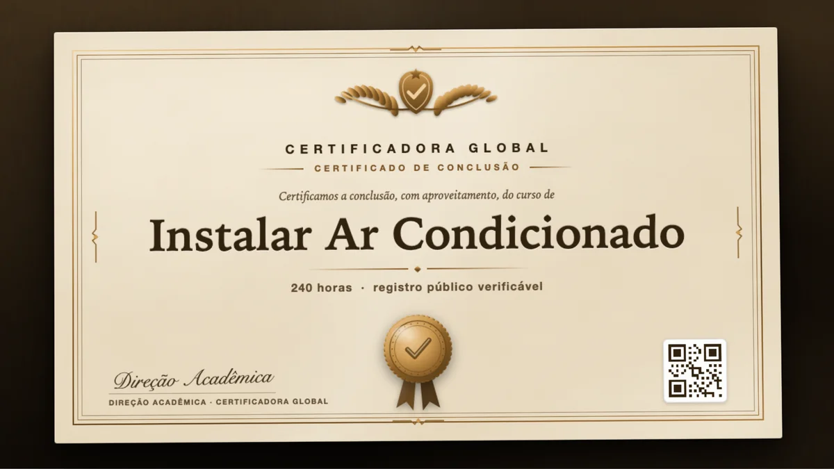 Capa do curso Instalar Ar Condicionado
