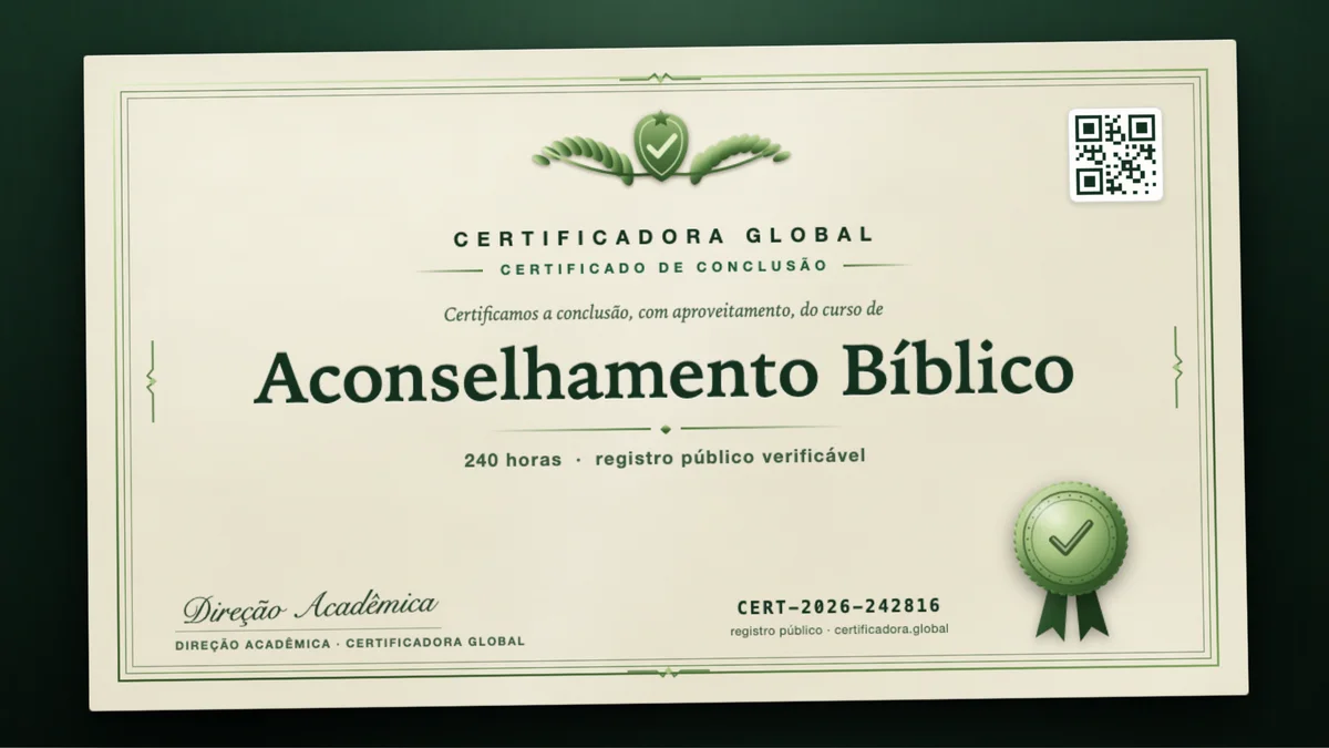 Capa do curso Aconselhamento Bíblico