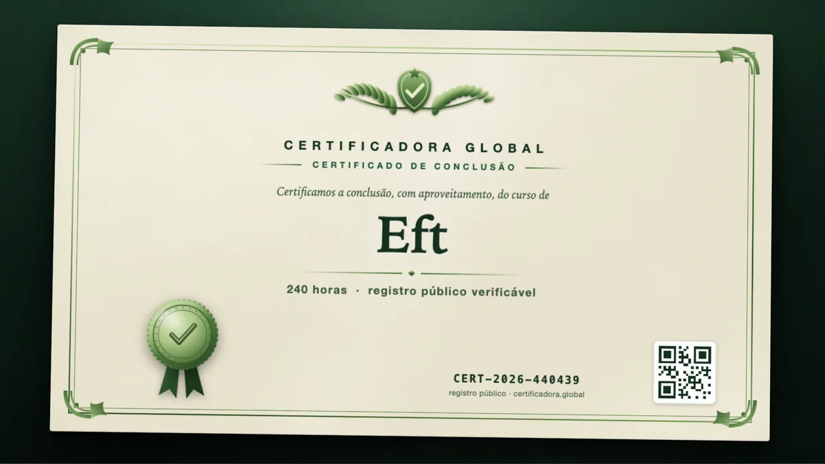 Capa do curso Eft