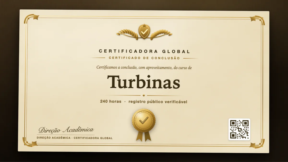 Capa do curso Turbinas
