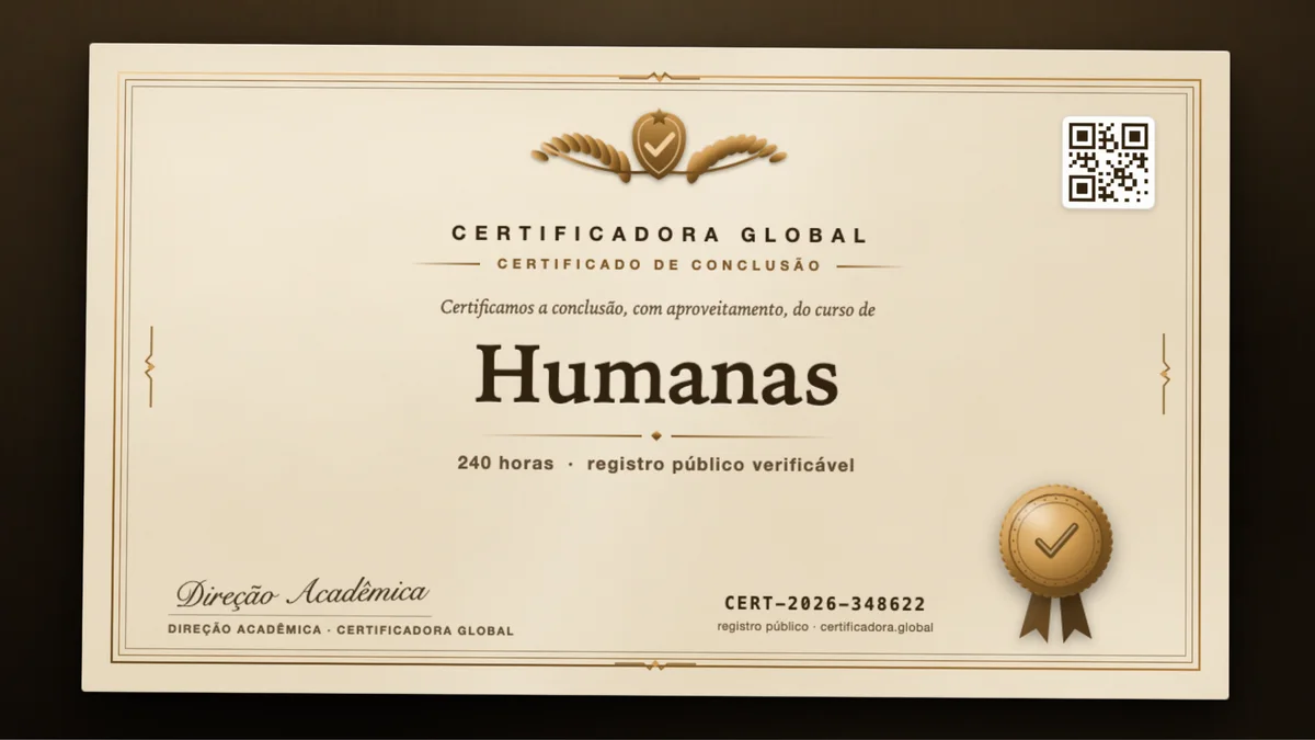 Capa do curso Humanas