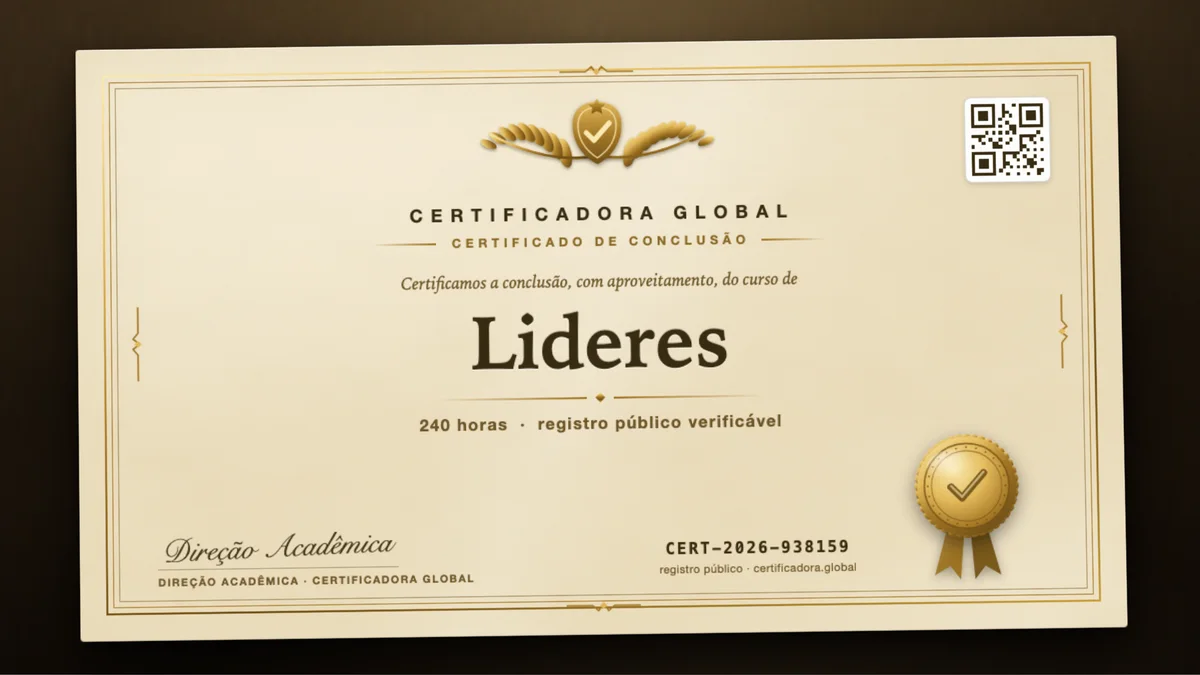 Capa do curso Lideres