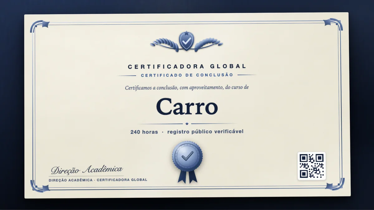 Capa do curso Carro