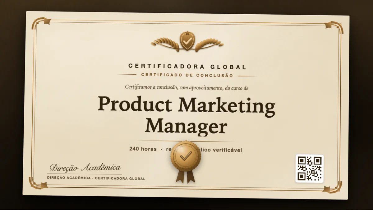 Capa do curso Product Marketing Manager