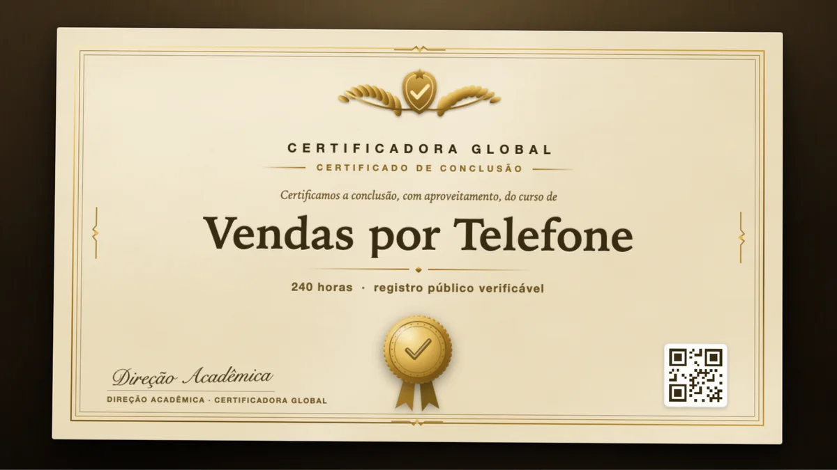 Capa do curso Vendas por Telefone