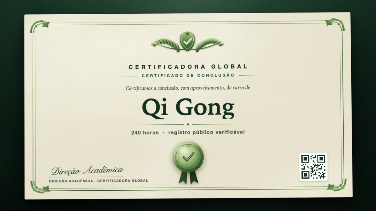Capa do curso Qi Gong