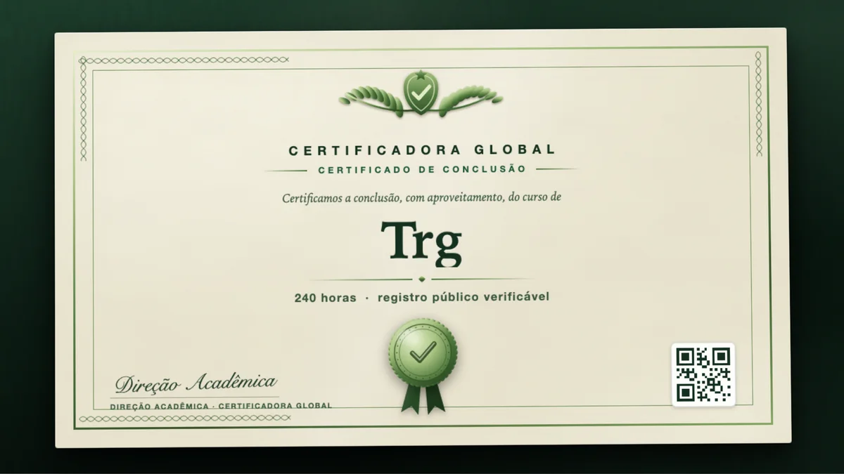Capa do curso Trg