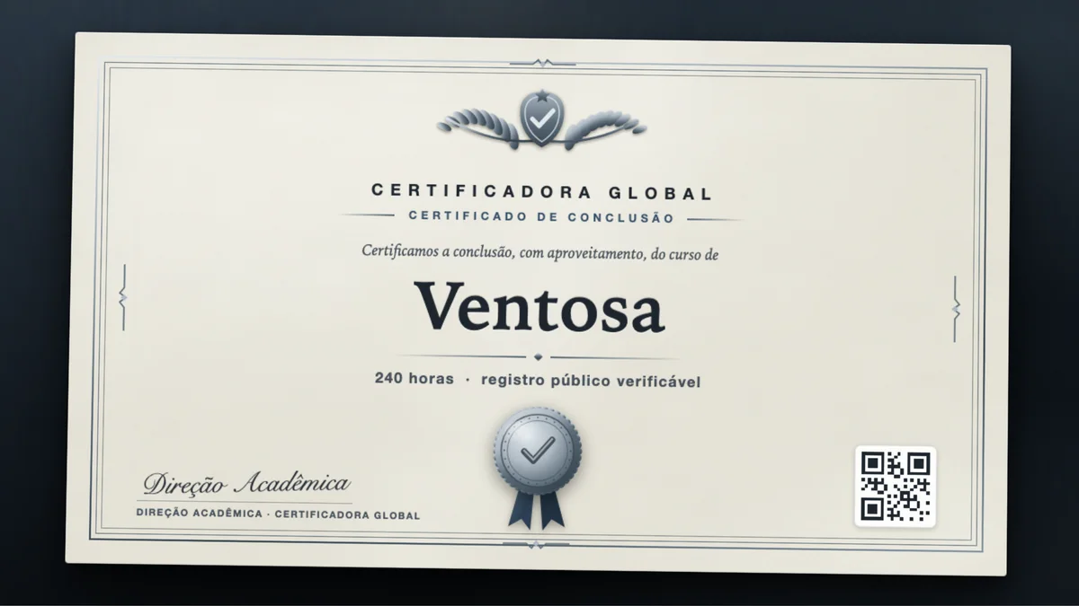 Capa do curso Ventosa