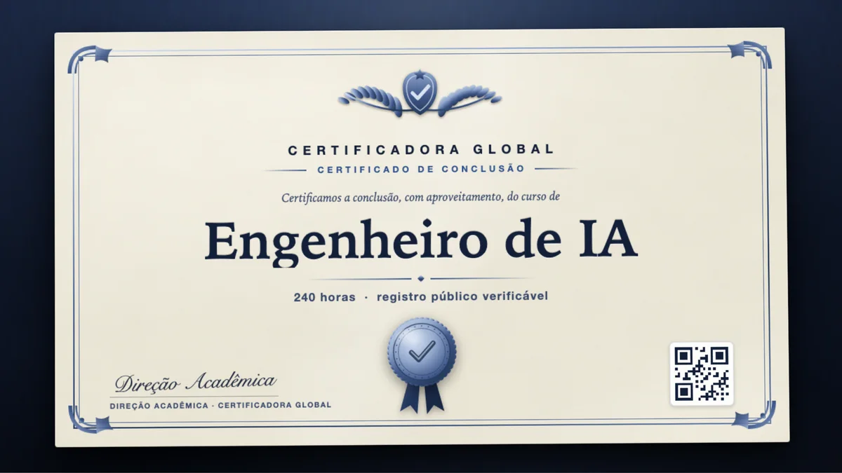 Capa do curso Engenheiro de IA