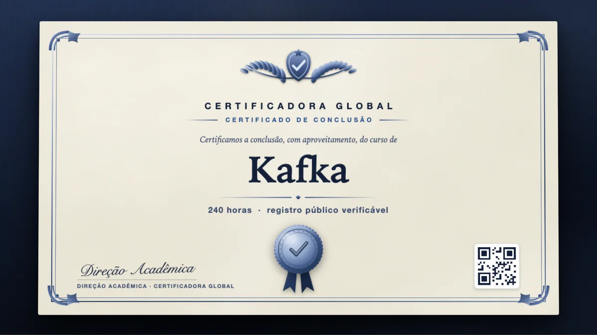 Capa do curso Kafka