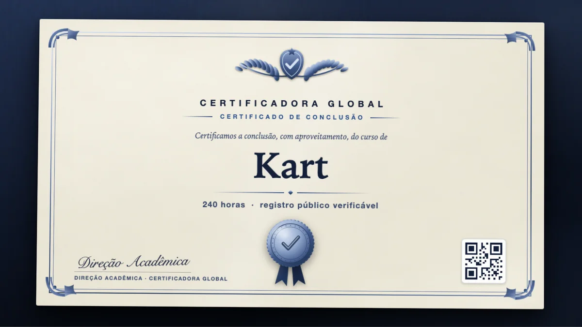 Capa do curso Kart