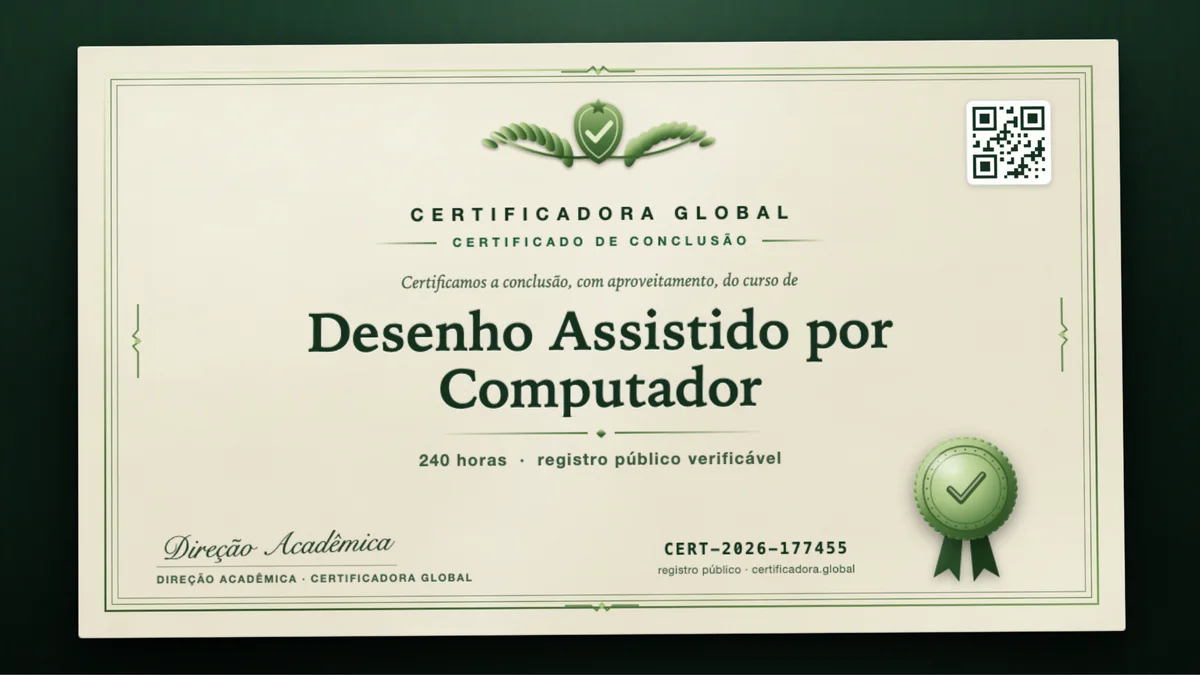 Capa do curso Desenho Assistido por Computador