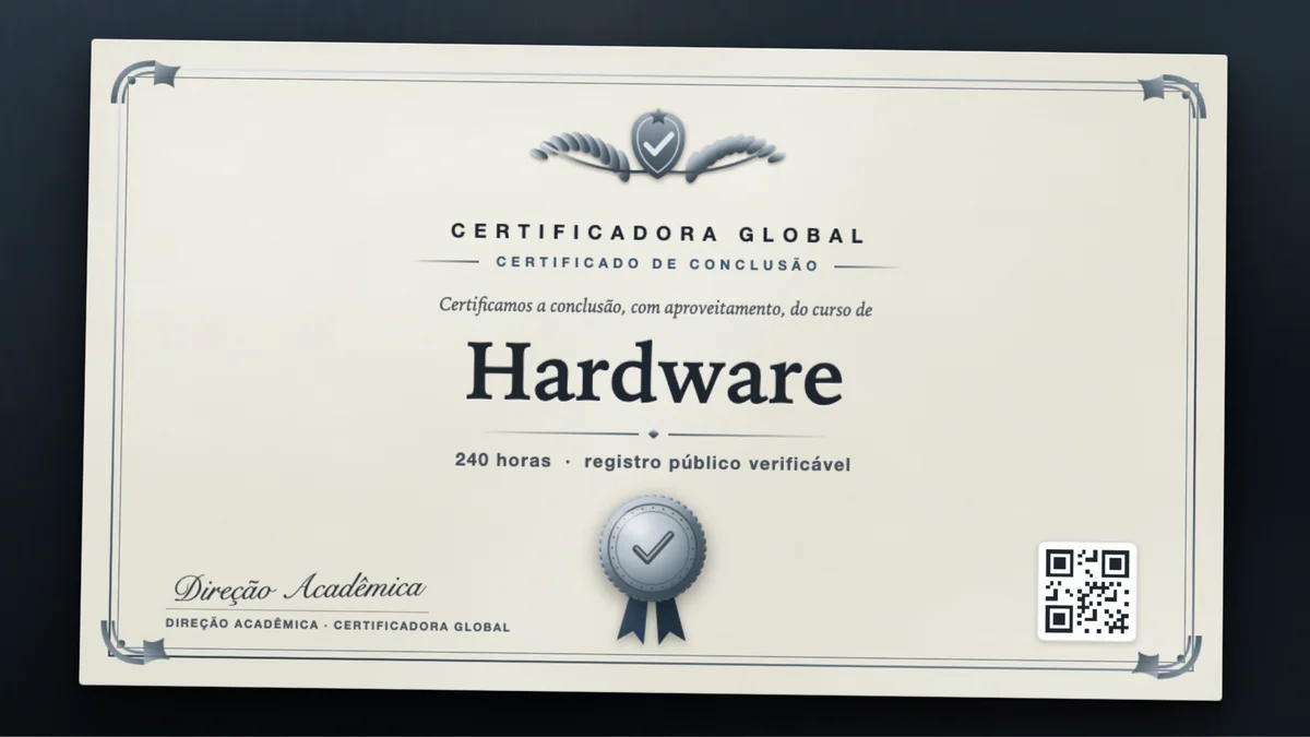 Capa do curso Hardware