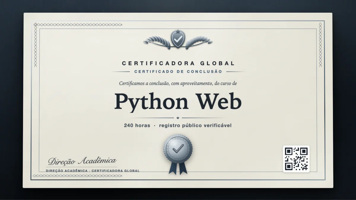 Capa do curso Python Web
