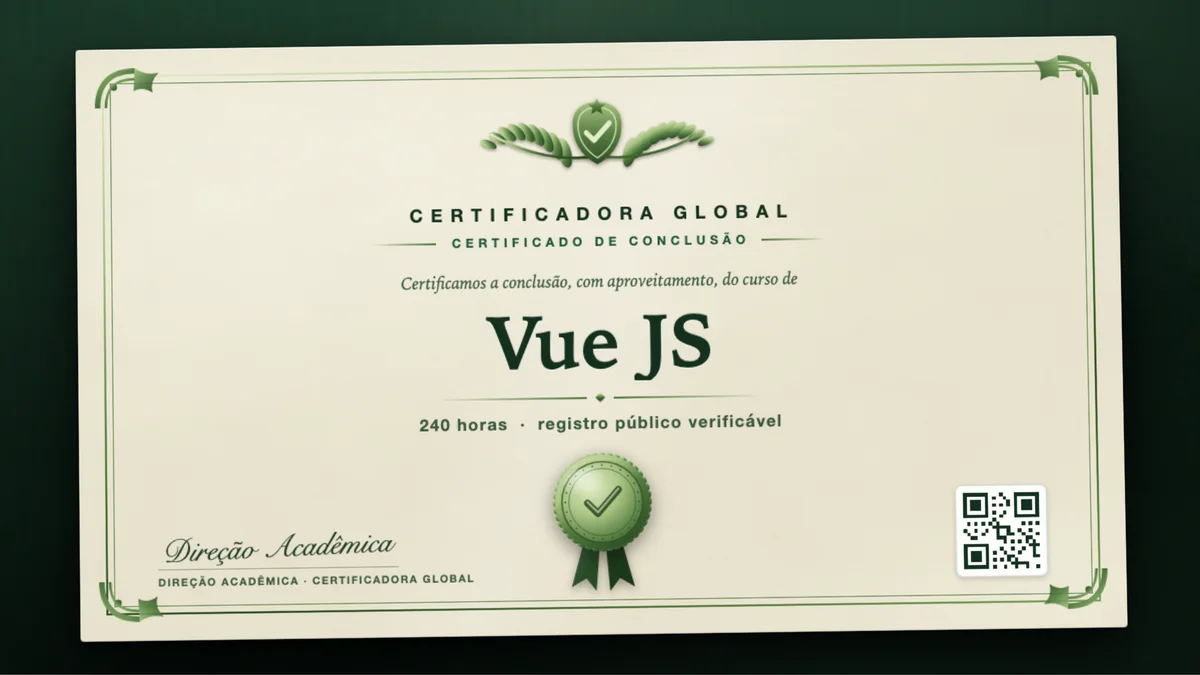 Capa do curso Vue JS